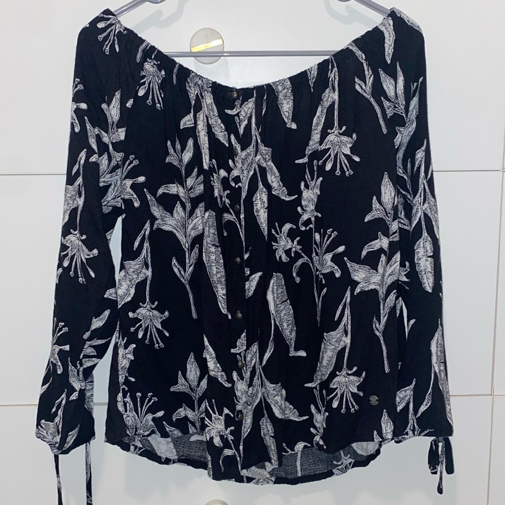 Off Shoulder Floral Top